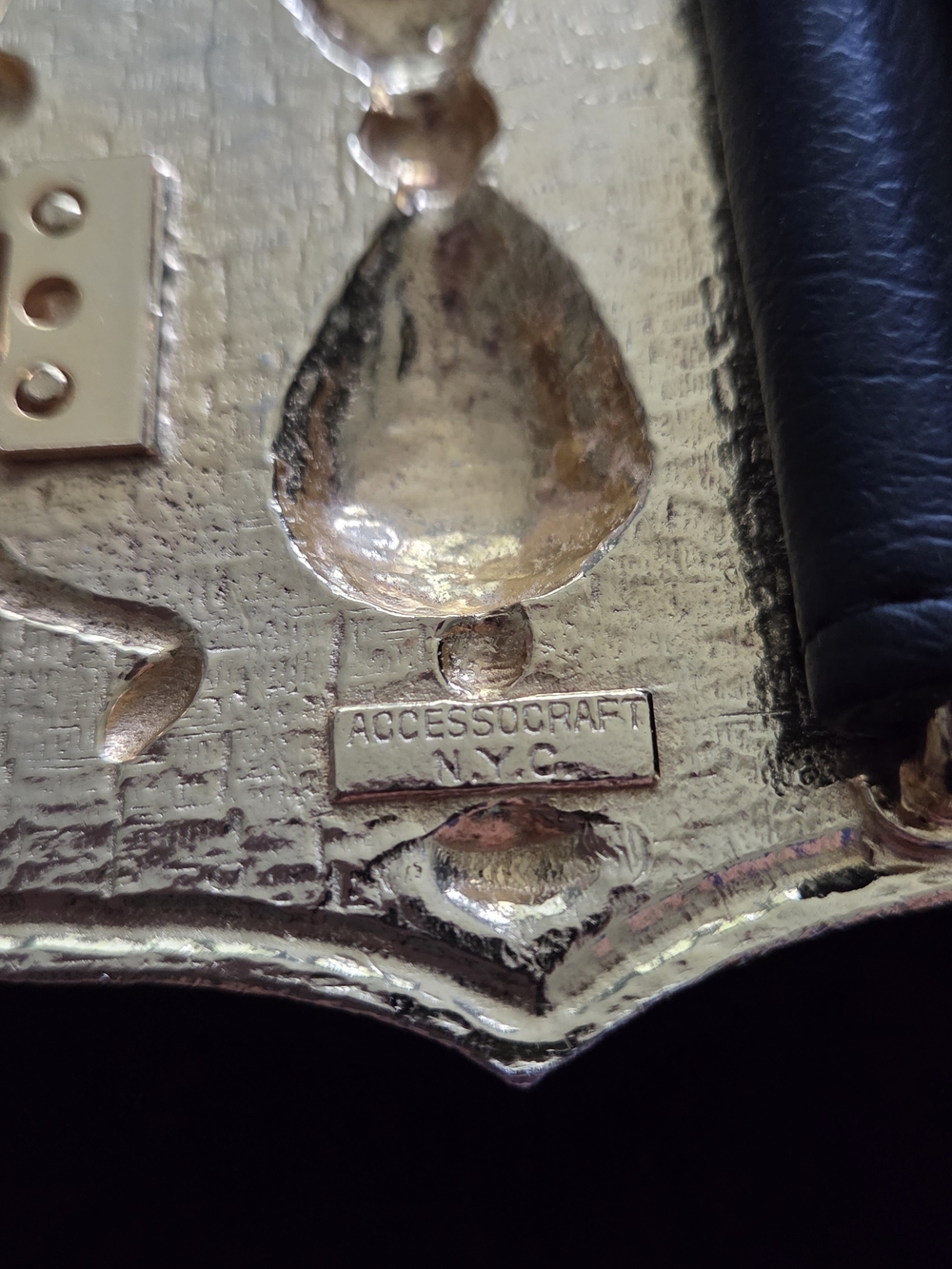 Vintage Signed Accessocraft Egyptian Style Ornate Buckle - Picture 6 of 8